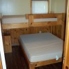 Cottage 4 - bedroom 1 (double bed and single bunk)